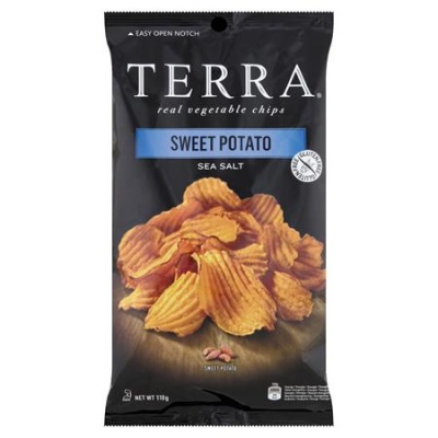 Zöldségchips, 110 g, TERRA "Sweet potato", édesburgonyás