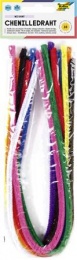 Zseníilia drót, 50 cm, FOLIA, 10 különböző szín