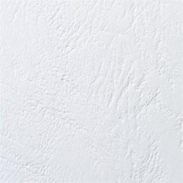 Hátlap, A4, 250 g, bőr mintázat, GBC "LeatherGrain", fehér