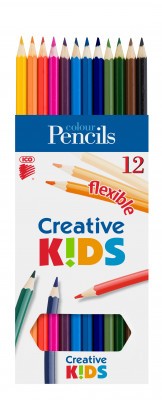 ICO CREATIVE KIDS SZÍNES CERUZA/12 HAJLÍTHATÓ