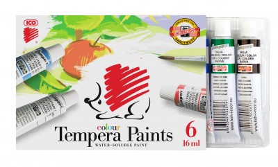 ICO SÜNI TEMPERA/6 TUBUSOS SZÍNES 16 ML/TUBUS