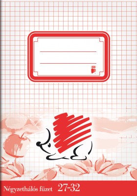 ICO SÜNI FÜZET NÉGYZETHÁLÓS 27-32 32 LAP A/5