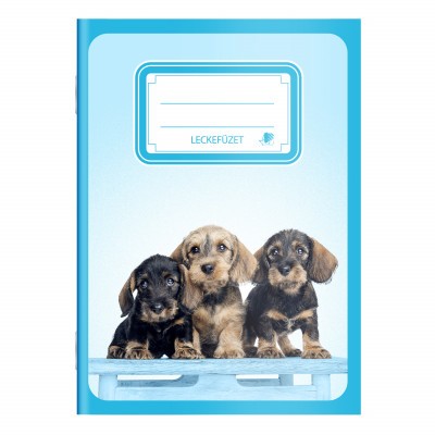 ICO SÜNI LECKEFÜZET HÁROM KÖLYÖK KUTYA A/5