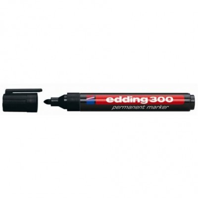 EDDING 300 PERMANENT MARKER FEKETE D10