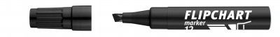 ICO FLIPCHART MARKER 12 FEKETE D25
