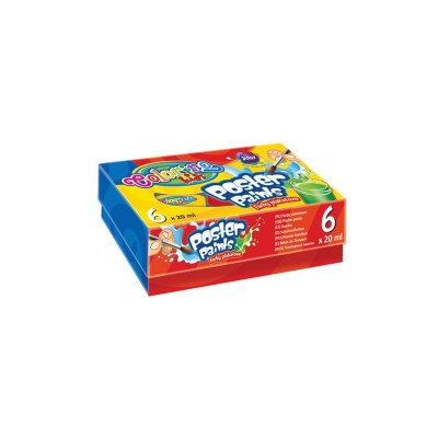 Colorino tempera 6db-os 20 ml  Cívis
