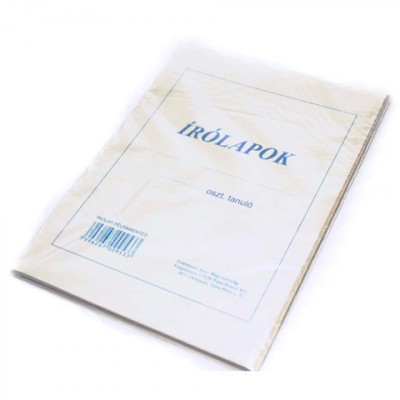 Írólap félfamentes 40 lapos A/5 Cívis