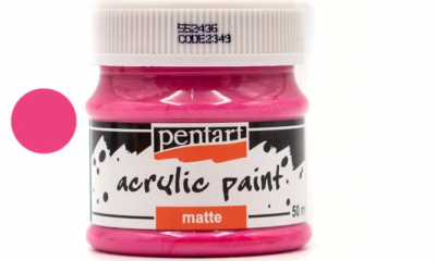 Akril festék Pentart matt 50ml magenta Cívis